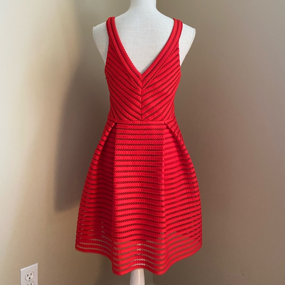 Express Red Lace Dress